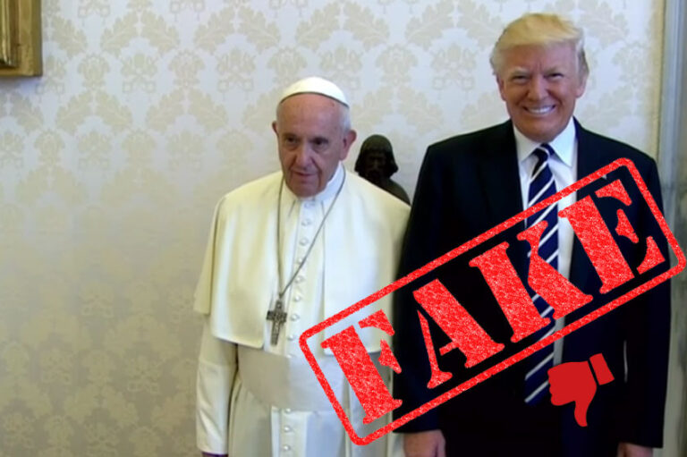 #AntiFake: El falso video del Papa y Trump que se viralizó en la web
