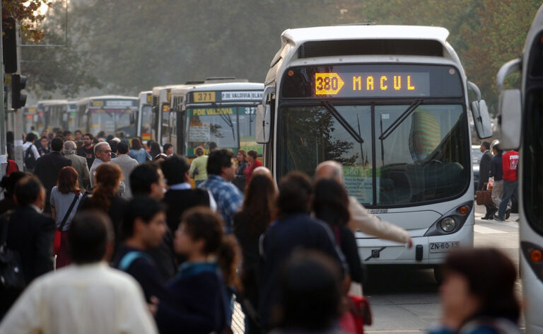 Especialistas estudiarán el comportamiento de los pasajeros del Transantiago