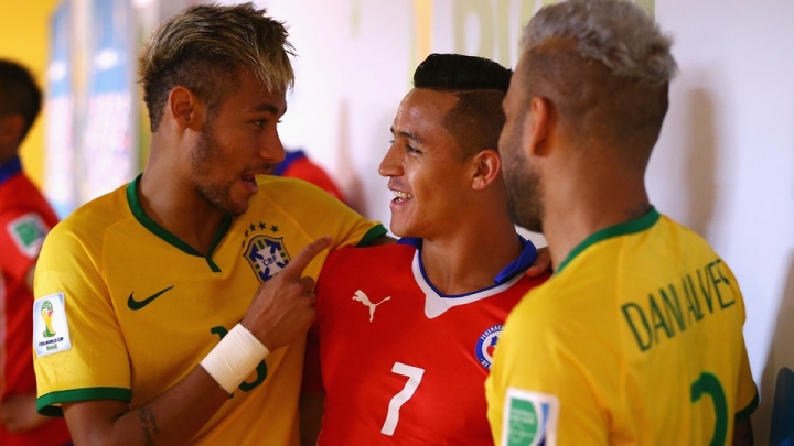 Neymar le respondió a Alexis Sánchez y calienta el partido contra Chile