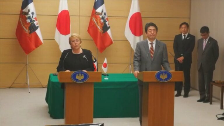 Presidenta Bachelet se reunió con el Primer Ministro de Japón, Shinzo Abe