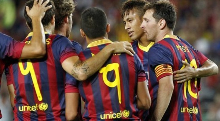 Barcelona goleó a la Real Sociedad