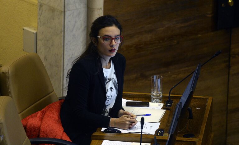 Camila Vallejo condenó agresión a carabinero en el INBA y pidió 