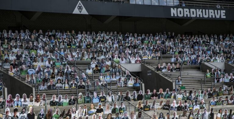 Hinchas de cartón animarán la vuelta de la Bundesliga este fin de semana