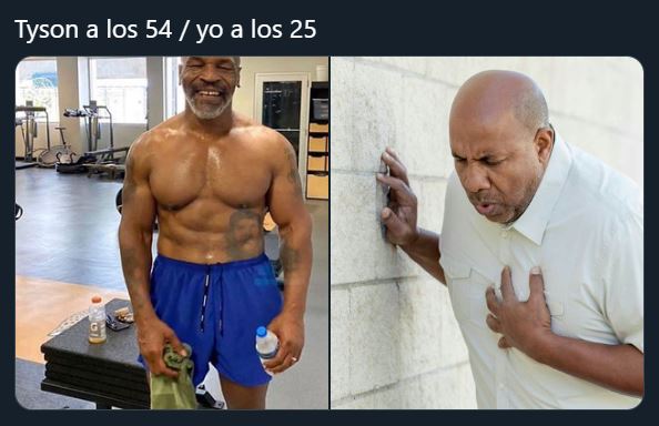 Los memes que dejó el retorno de Mike Tyson al cuadrilátero ante Roy Jones Jr.