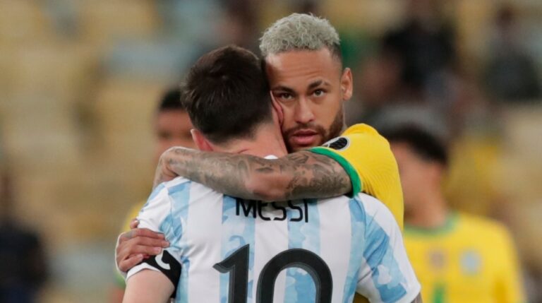 Neymar felicita a Messi tras el triunfo de Argentina en Copa América: 