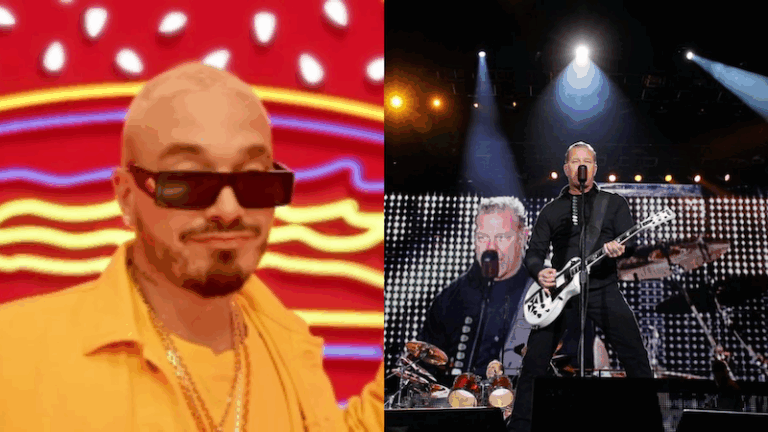 J Balvin y Metallica mezclan géneros en cover de 