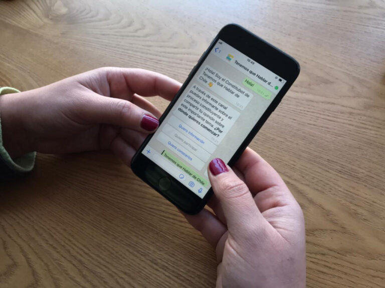 Lanzan inédito chat de WhatsApp para aportar ideas y propuestas a la Convención Constitucional