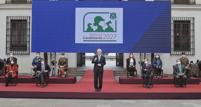 Reforma a Carabineros: Piñera anuncia proyecto que crea el Ministerio de Seguridad Pública
