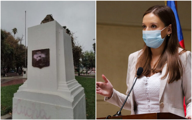 Flores oficia a municipio de Quillota para restituir monumento a O’Higgins destruido en el estallido social