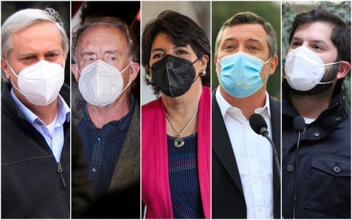 Así fue la llegada de los 5 candidatos presidenciales al primer debate