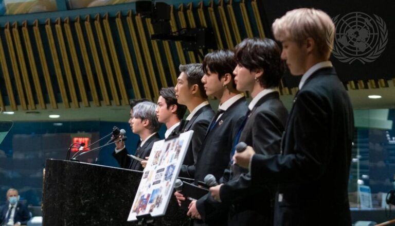 BTS da inspirador discurso ante la ONU sobre la importancia de vacunarse y cuidar el planeta