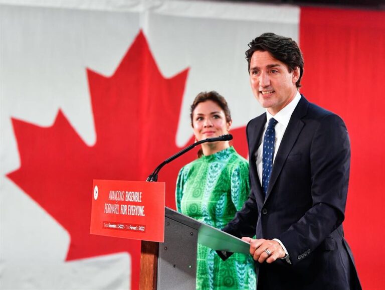 Justin Trudeau aseguró la reelección en Canadá: Gobernará sin mayoría absoluta en el Parlamento