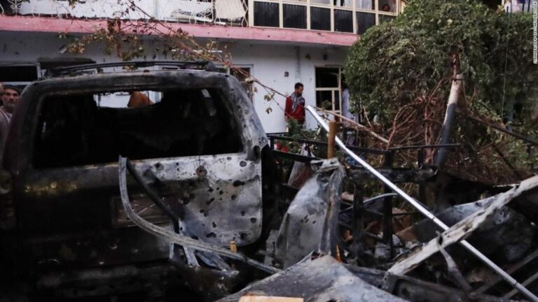 Ejercito estadounidense admitió que ataque aéreo que mató a 10 civiles en Kabul fue un error