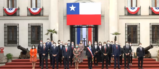 La última foto de fiestas patrias del presidente Sebastián Piñera con su gabinete