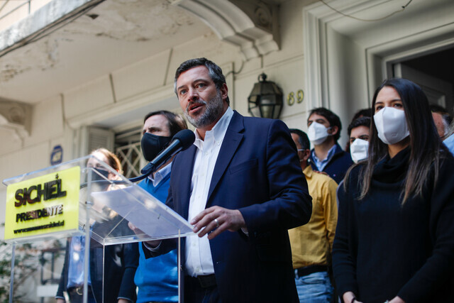 Presidentes de RN y Evópoli ratifican su apoyo a Sebastián Sichel tras desligue de parlamentarios UDI