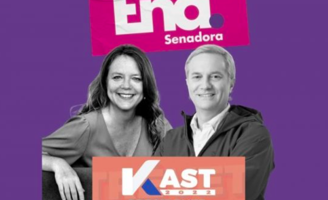 Sigue sumando en su ex partido: Kast aparece en campaña a la reelección de la senadora Von Baer