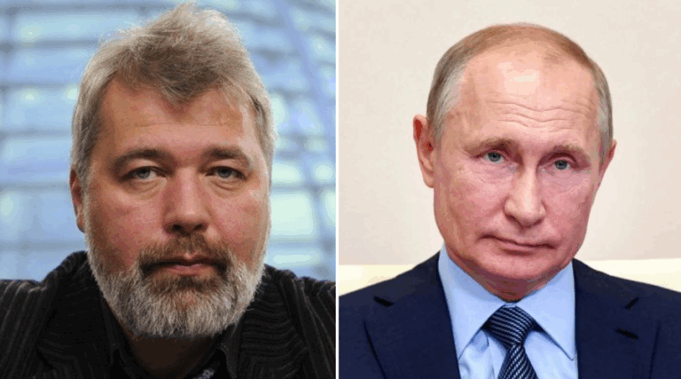 El editor ruso ganador del Nobel de la Paz acusó a Putin de estrangular al periodismo con ley de 