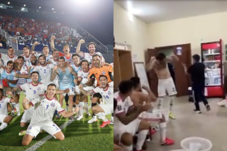 La Roja celebró el triunfo ante Paraguay con Brereton bailando Marcianeke