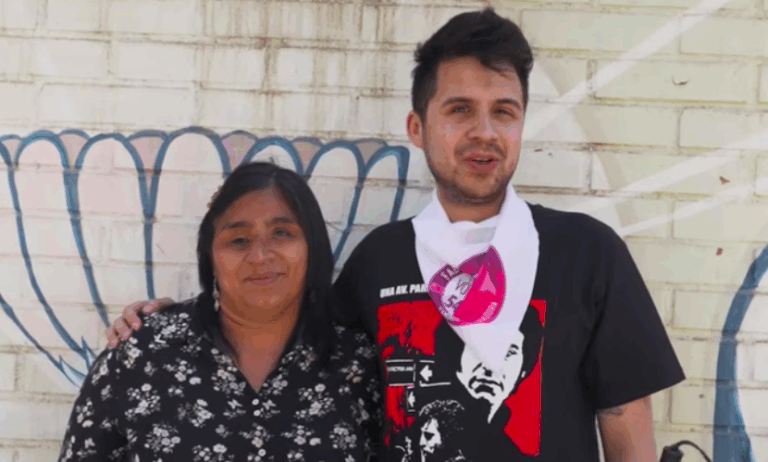 Fabiola Campillai recibió apoyo de Gustavo Gatica en su carrera al Senado