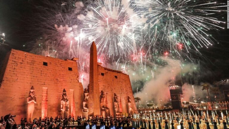 Egipto celebró la reapertura de la antigua Avenida de las Esfinges en Luxor a más de 3.400 años de su creación