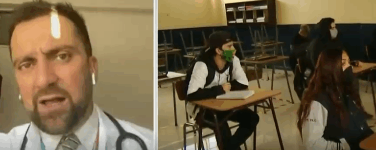 Dr. Bernucci y clases presenciales en 2022: 