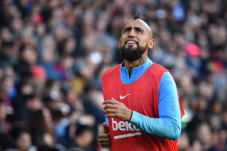 Arturo Vidal y su celebración tras la victoria de Boric en las elecciones