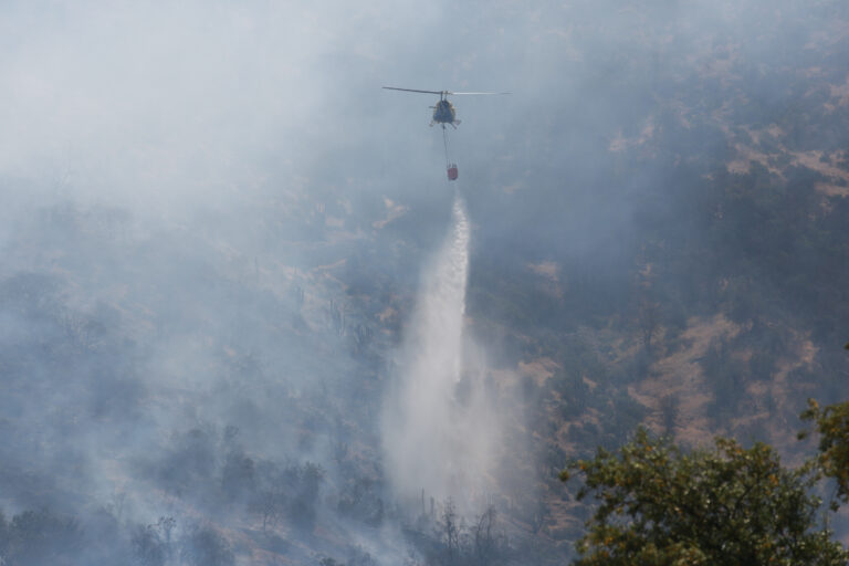 Onemi mantiene alerta roja en 5 comunas por incendios forestales: Hay más de 11 mil hectáreas consumidas por el fuego