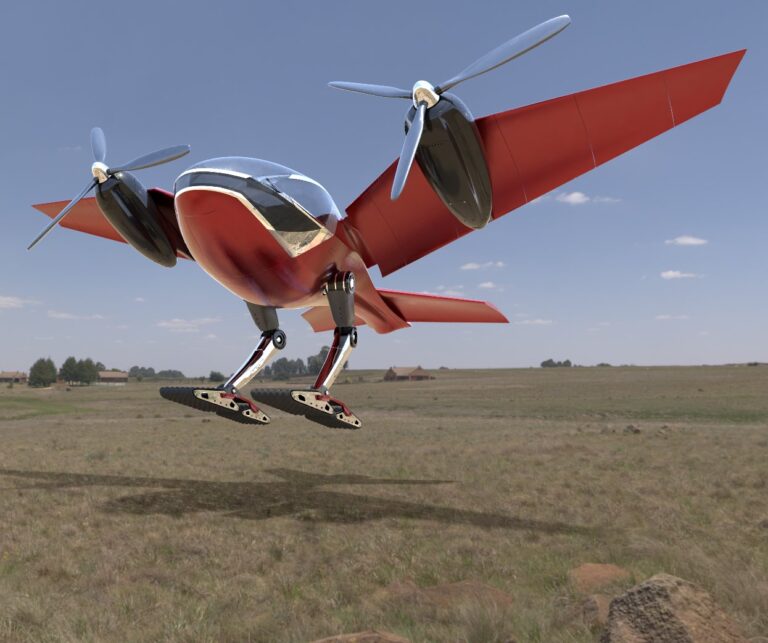 ¿Es un avión o un pájaro? El peculiar vehículo aéreo eléctrico que no necesita pistas para despegar