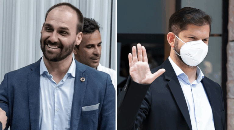 Eduardo Bolsonaro dice que Boric hará de Chile una Venezuela 