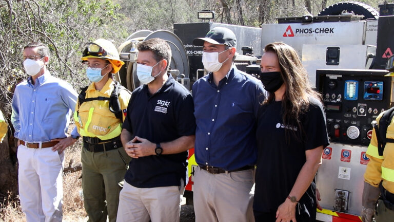Brigadas Central y Femenina de CMPC lanzaron campaña de prevención y combate de incendios forestales