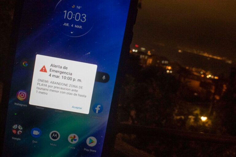 Alerta SAE: Onemi realiza prueba de mensajes de emergencia este jueves en Pudahuel