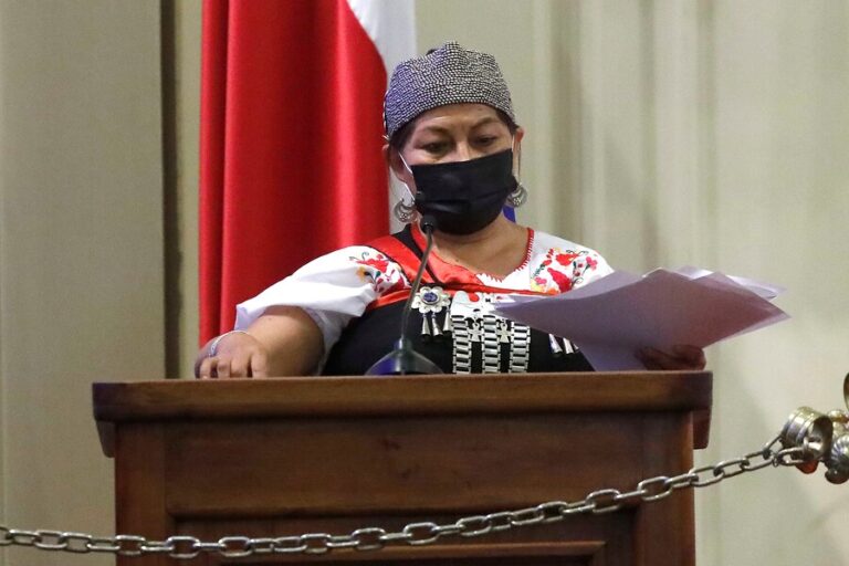 Loncon critica a la administración de Piñera en discurso de despedida: “El gobierno saliente fue un obstáculo”