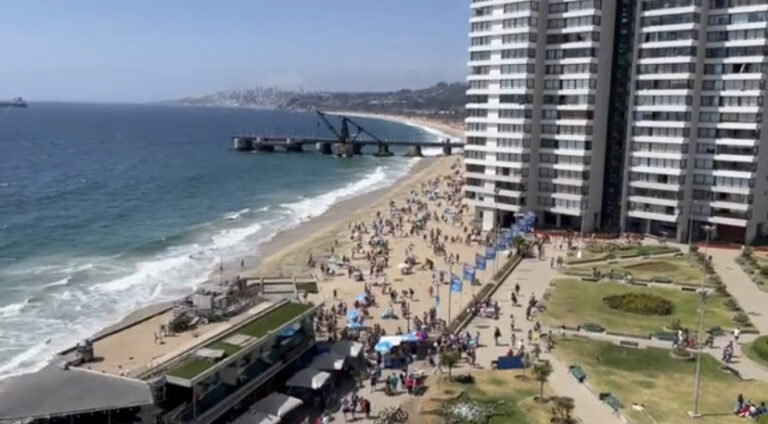 Así fue la evacuación en los principales balnearios del país tras alertas de la Onemi
