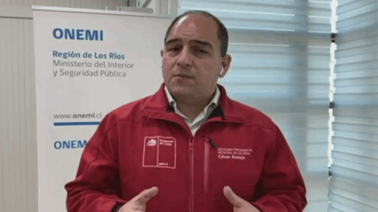 Delegado presidencial de Los Ríos reportó daños menores tras tsunami: 