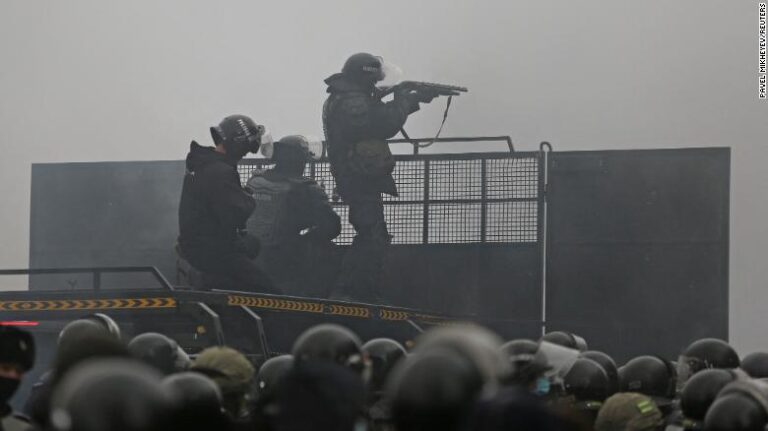 Reportan 164 muertos y más de 5 mil detenidos tras las violentas protestas ocurridas en Kazajistán
