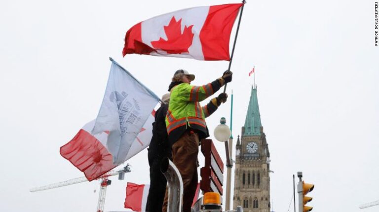 Declaran Estado de Emergencia en Ottawa por protestas contra medidas sanitarias