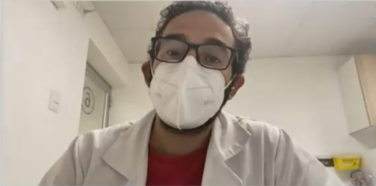 Vicepresidente del Colmed por situación de la pandemia: 