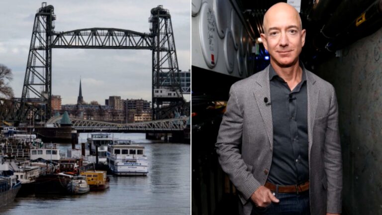 Holanda evalúa desmantelar histórico puente para movilizar superyate de Jeff Bezos