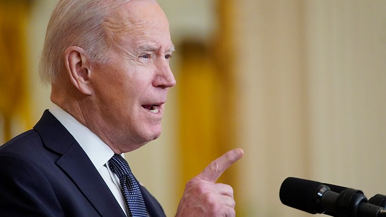 Biden tras anuncio de avance ruso hacia Ucrania: 