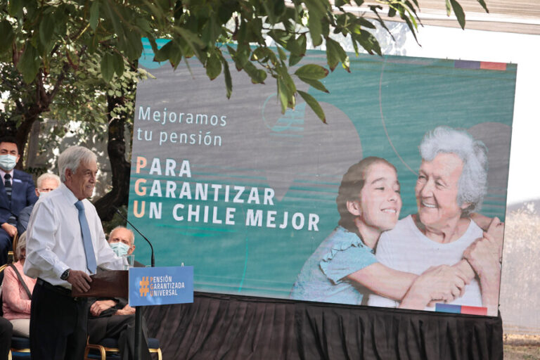 Presidente Piñera da inicio a los pagos masivos de la Pensión Garantizada Universal