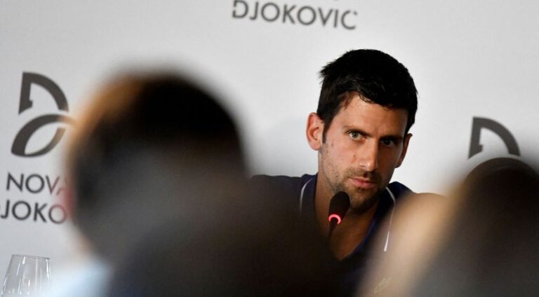 Djokovic dice que está dispuesto a perderse grandes torneos por no vacunarse contra el COVID-19