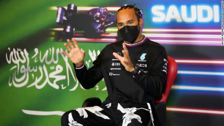 F1: Hamilton fue eliminado en la primera ronda de la calificación para el Gran Premio de Arabia Saudita