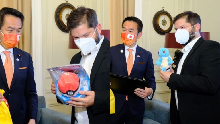 No fue casualidad: ¿Por qué le regalaron un Squirtle a Gabriel Boric?