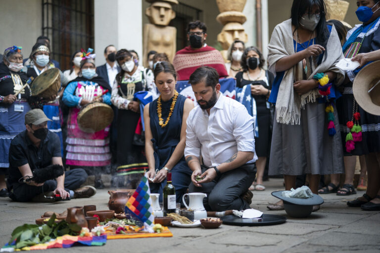 Así fue la Ceremonia Rogativa Ecuménica de los Pueblos Originarios realizada en La Moneda