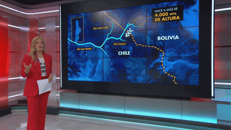 Conflicto entre Chile y Bolivia: El mapa del territorio donde se ubica el río Silala