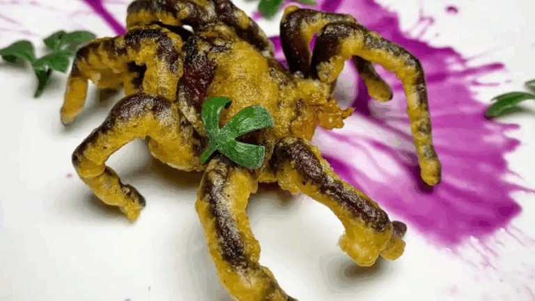 Tarántula frita con puré: Excéntrico chef propone misteriosos platos