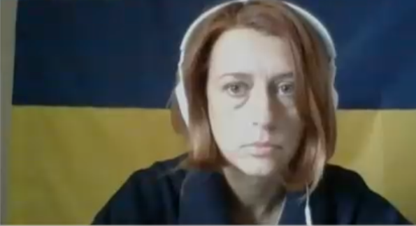 Olga Tarnosvska desde las cercanías de Kiev: 