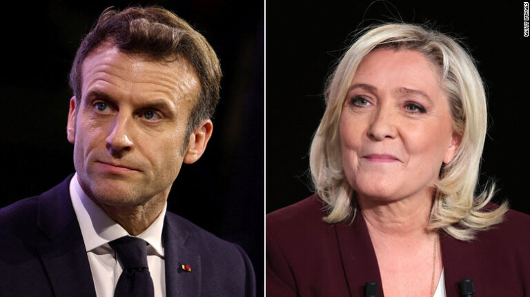Elecciones en Francia: Proyectan que Macron y Le Pen pasan a segunda vuelta