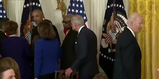 Viralizan video en la Casa Blanca: 