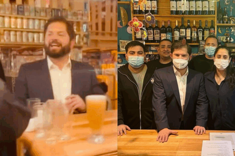 Pdte. Boric desmiente imagen con cerveza: 